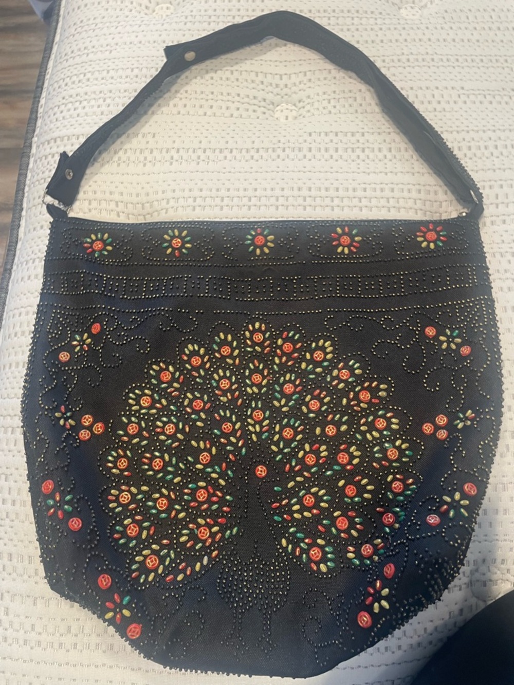 Mellow World Hand Crafted Floral Hobo Bag - Festival Ready!